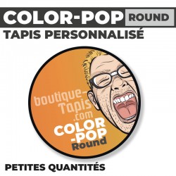 Tapis personnalisé - COLOR-POP Round