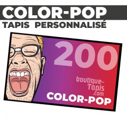 Tapis personnalisé COLOR-POP 200cm